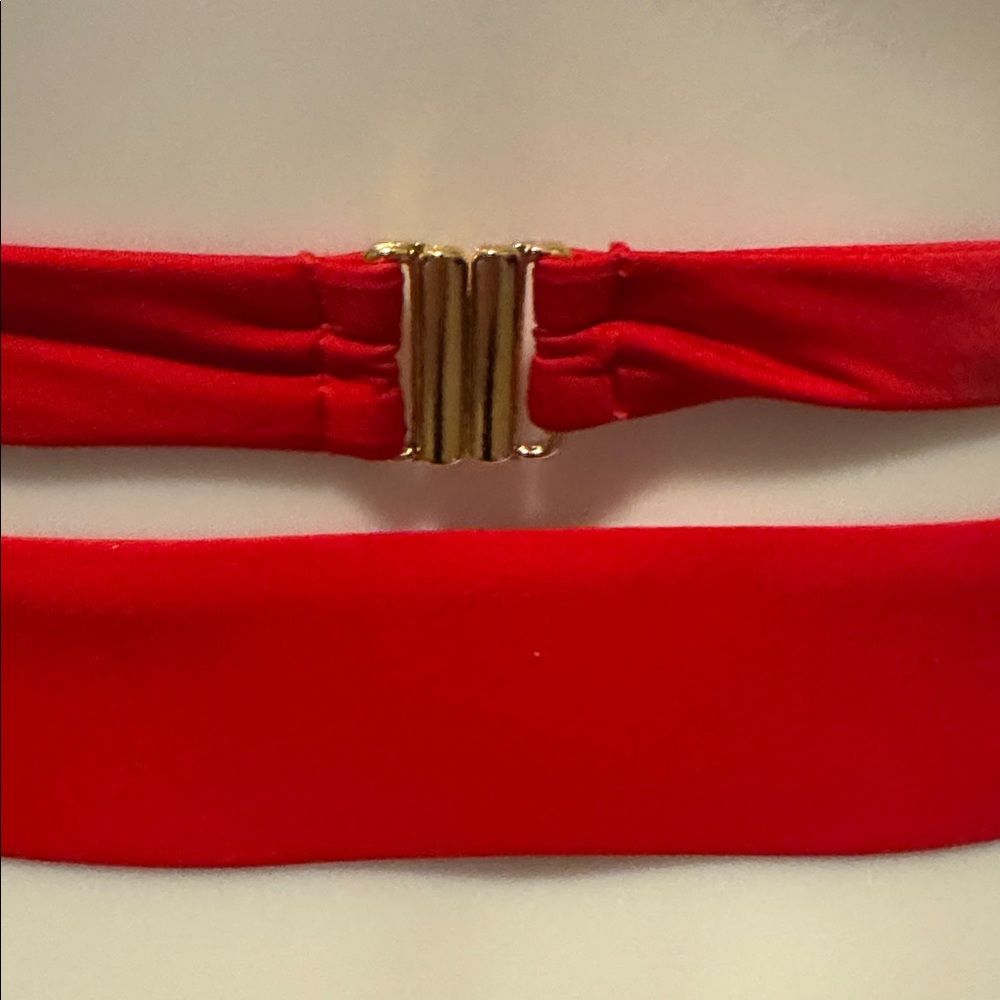 Monica Hansen Beachwear - Red Two Piece Women's Swimsuit - Picture 5 of 16